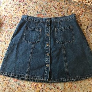 UO BDG high waisted denim skirt